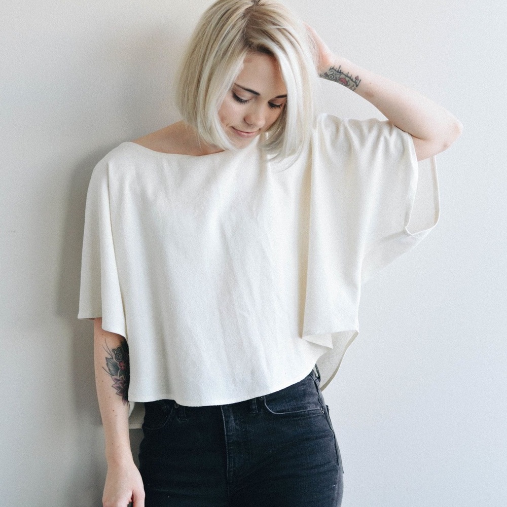 Blank canvas top